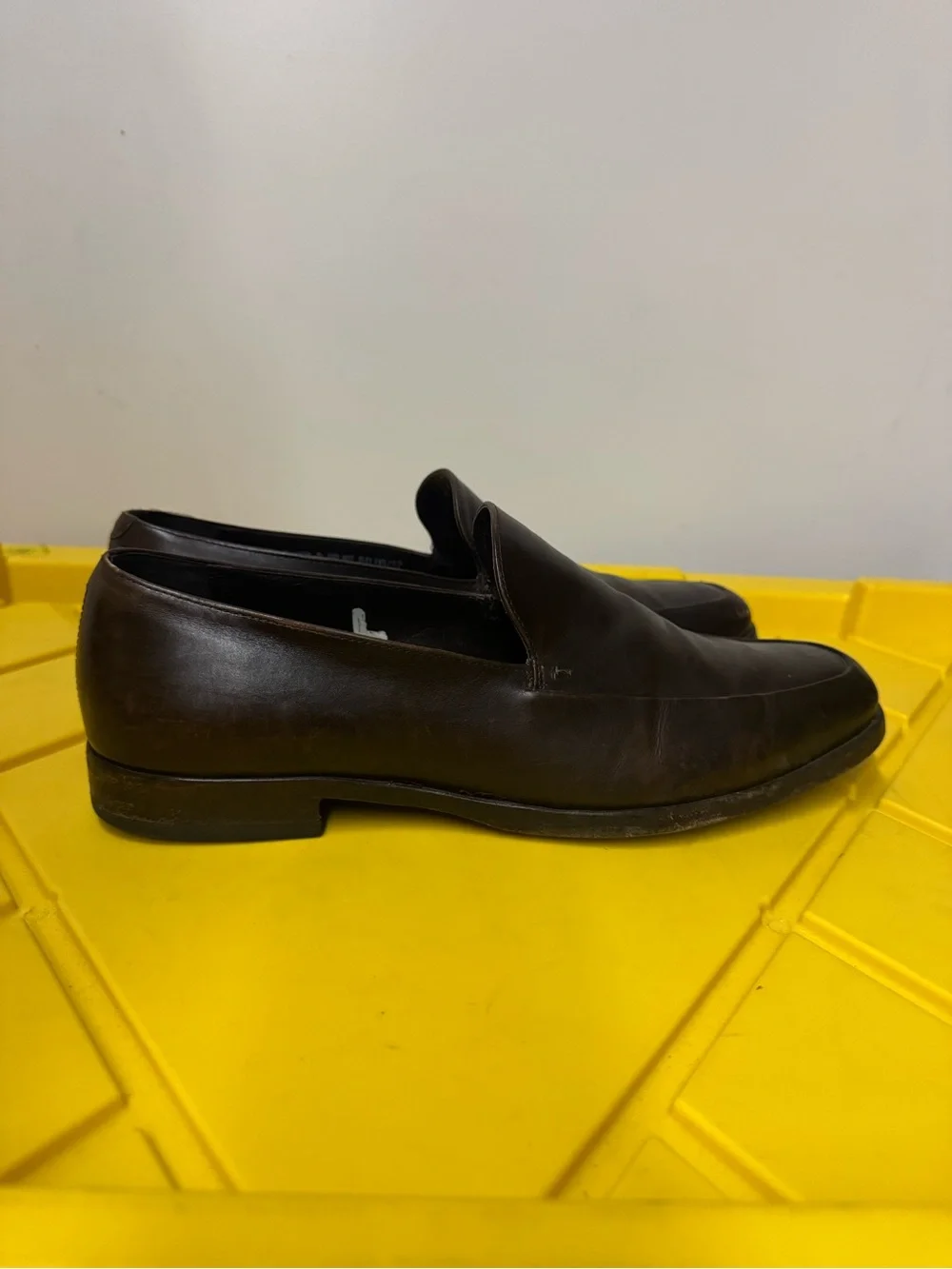 Bally Men’s 8.5 D Brown Leather Venetian Loafers Made in Switzerland